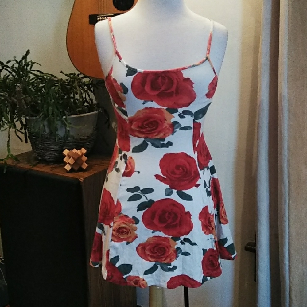 Floral a-line dress